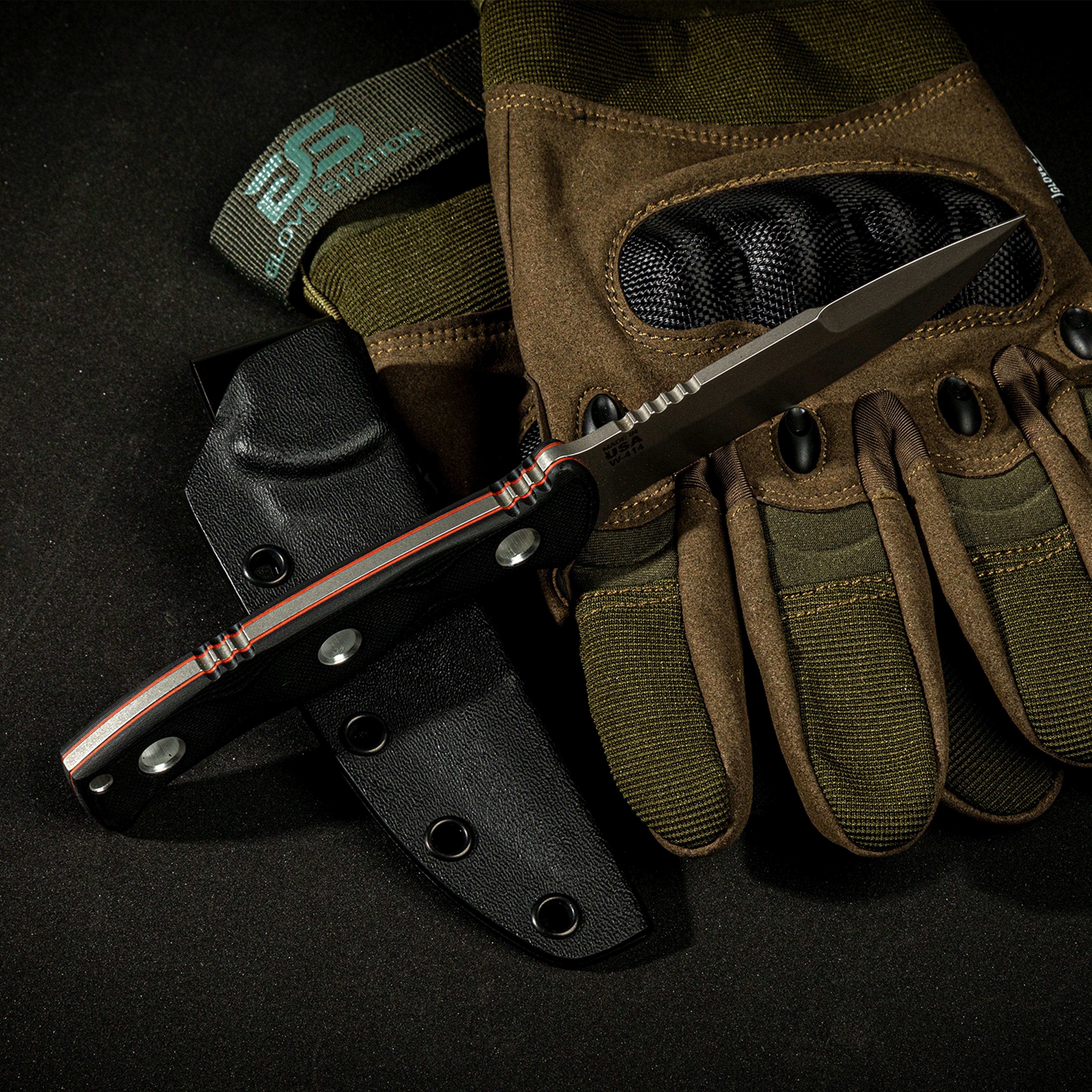 Al Mar Knives® & Tops Knives® Collab - SERE® Operator Knife – Made in the USA