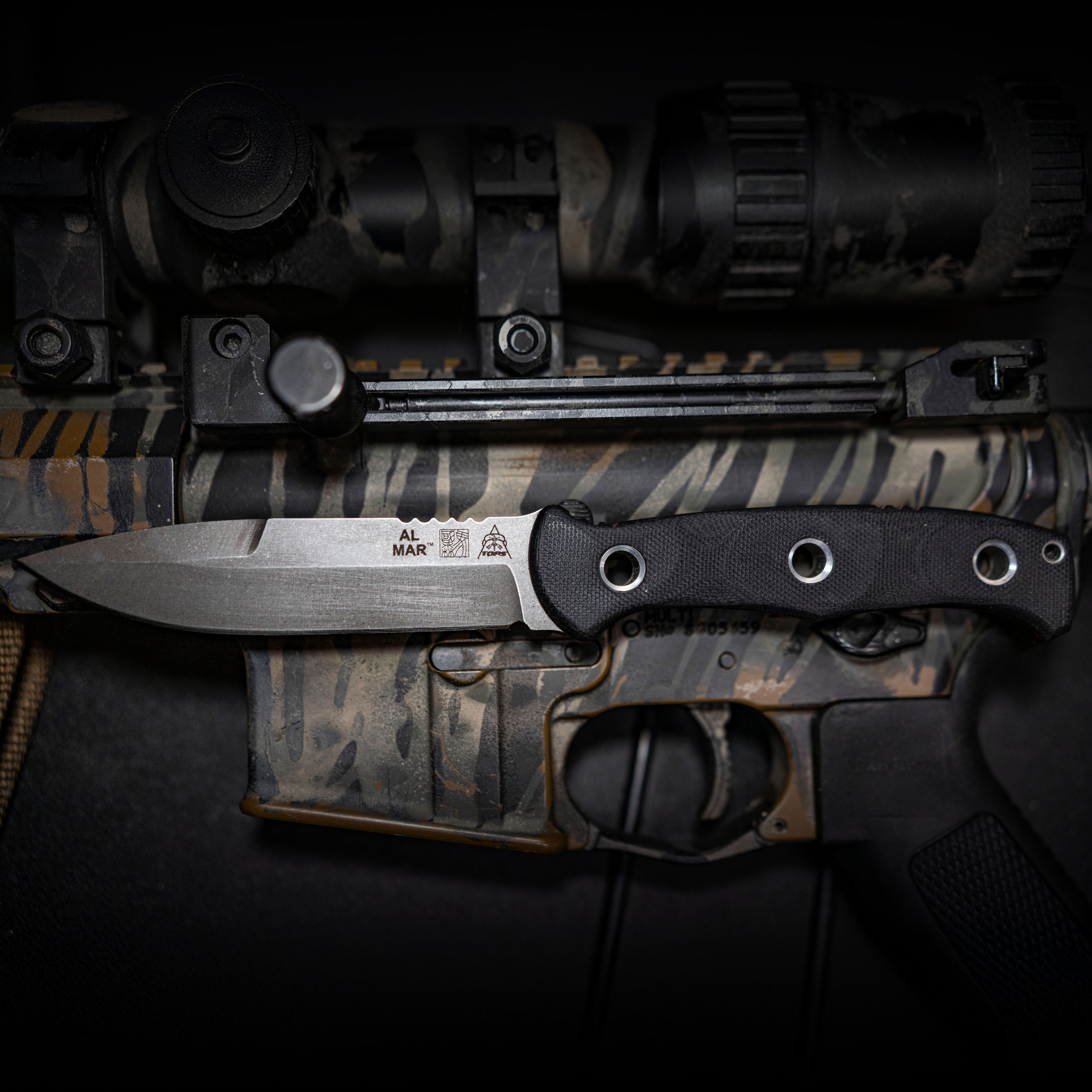 Al Mar Knives® & Tops Knives® Collab - SERE® Operator Knife – Made in the USA