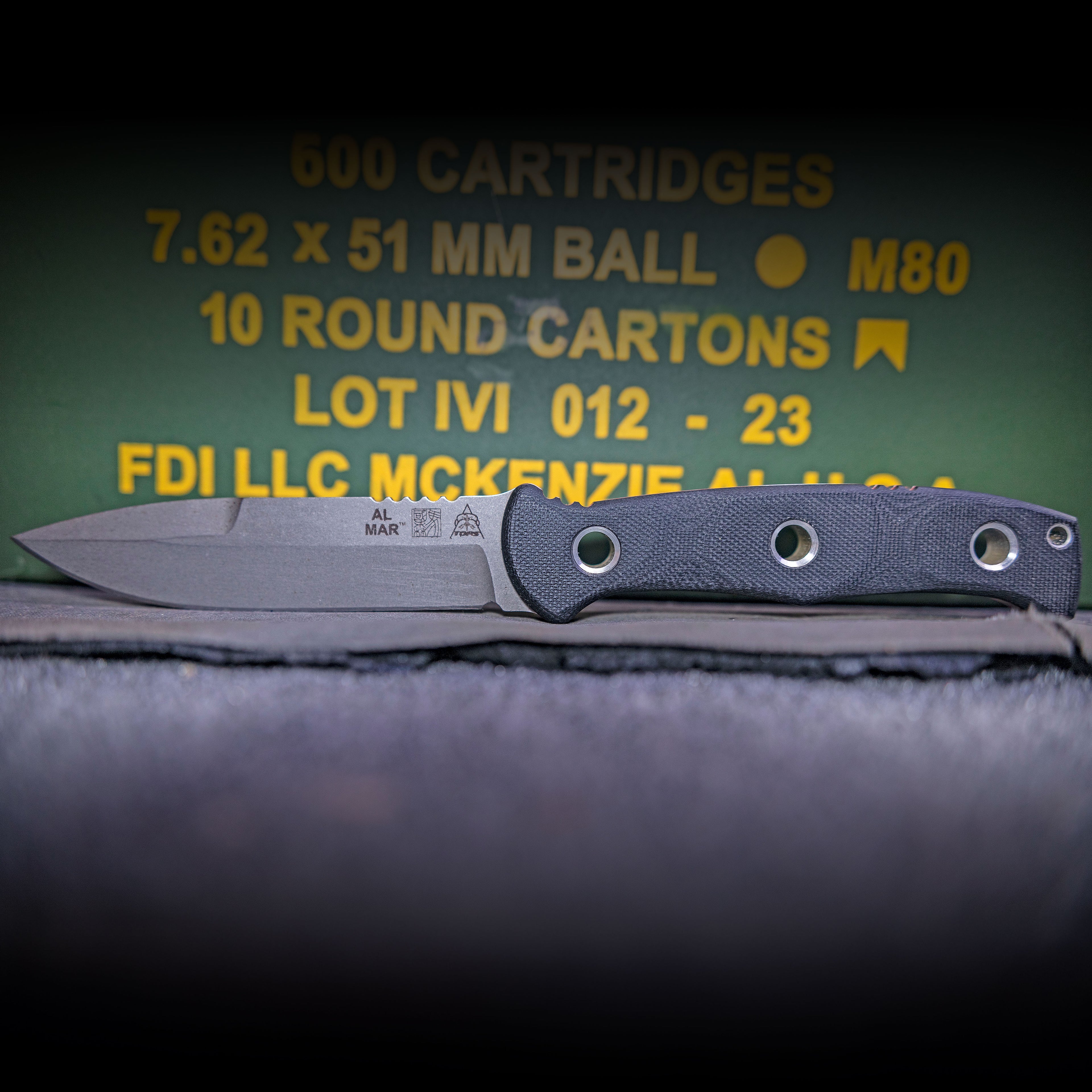 Al Mar Knives® & Tops Knives® Collab - SERE® Operator Knife – Made in the USA