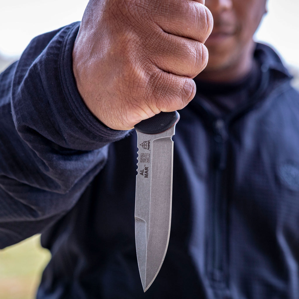 Al Mar Knives® & Tops Knives® Collab - SERE® Operator Knife – Made in the USA