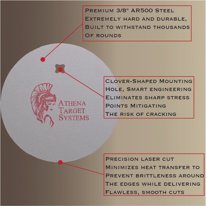 8" Single Hole Gong