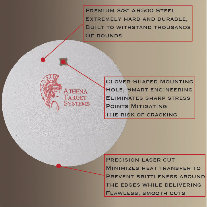 10" Single Hole Gong