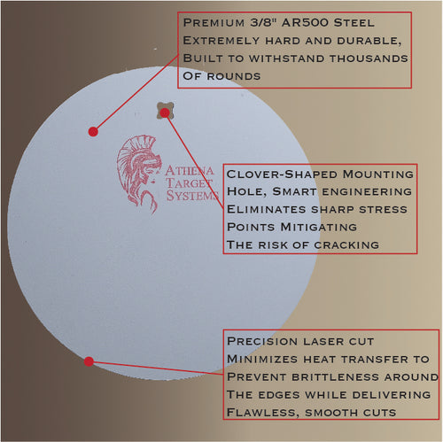 12" Single Hole Gong