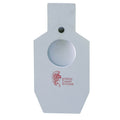 20" Single Hole Dynamic Bullseye Torso Target with Dynamic T-Post Hanger.