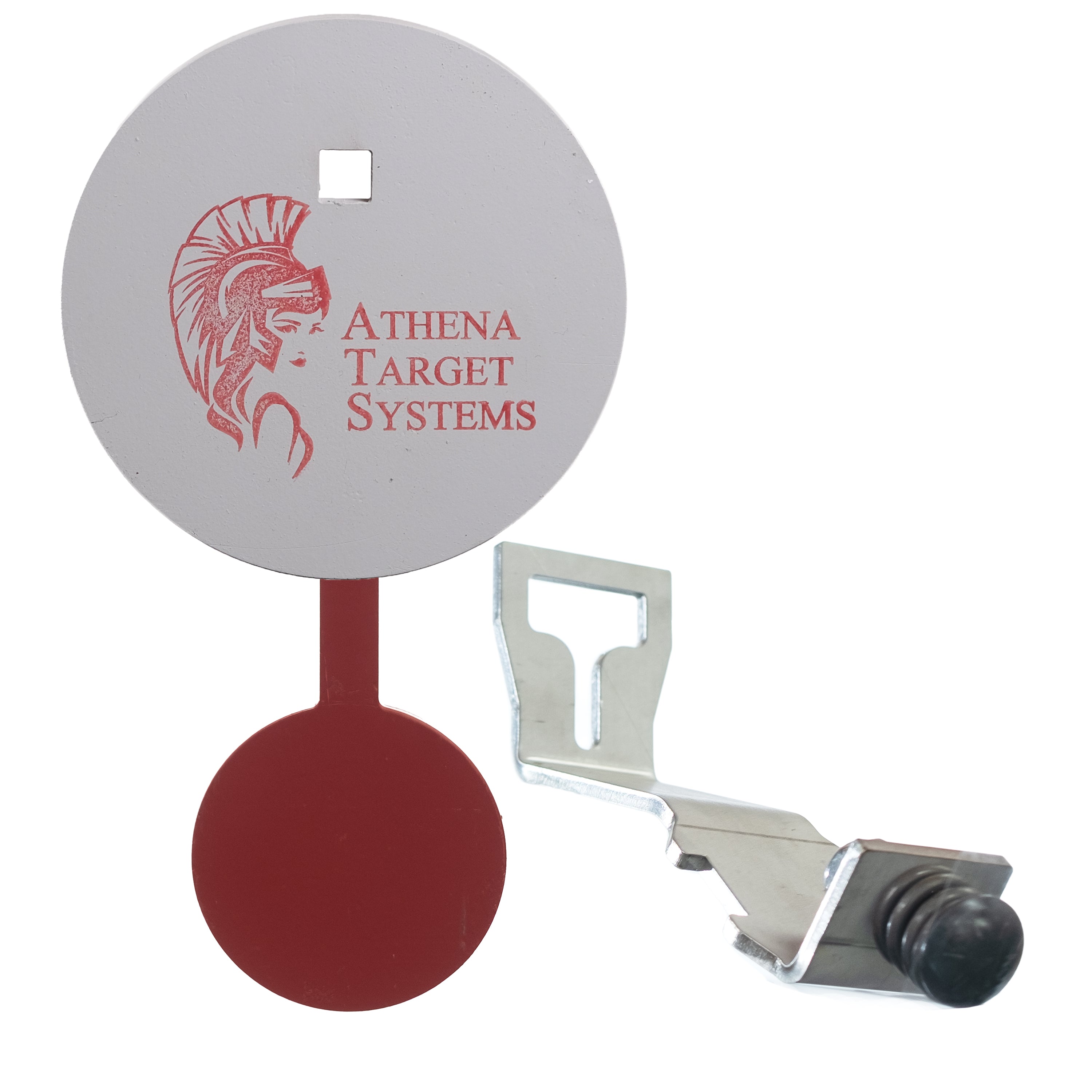 6" Gong With 4" Reactive Dangler and Universal Tpost Hanger