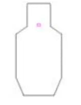 18" Single Hole Static Torso Target