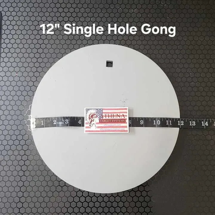 12" Single Hole Gong