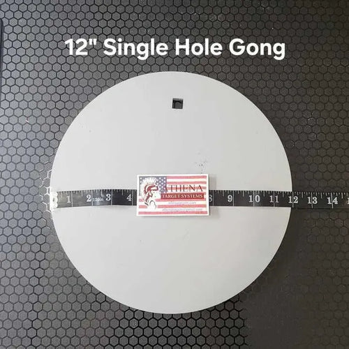 12" Single Hole Gong