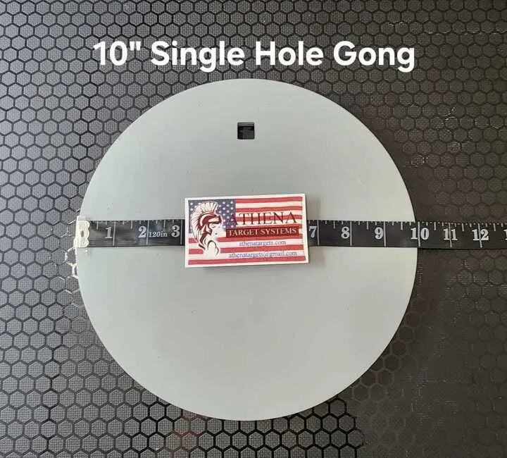 10" Single Hole Gong