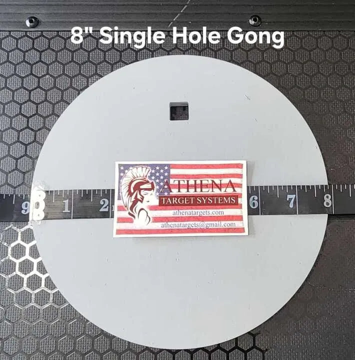 8" Single Hole Gong