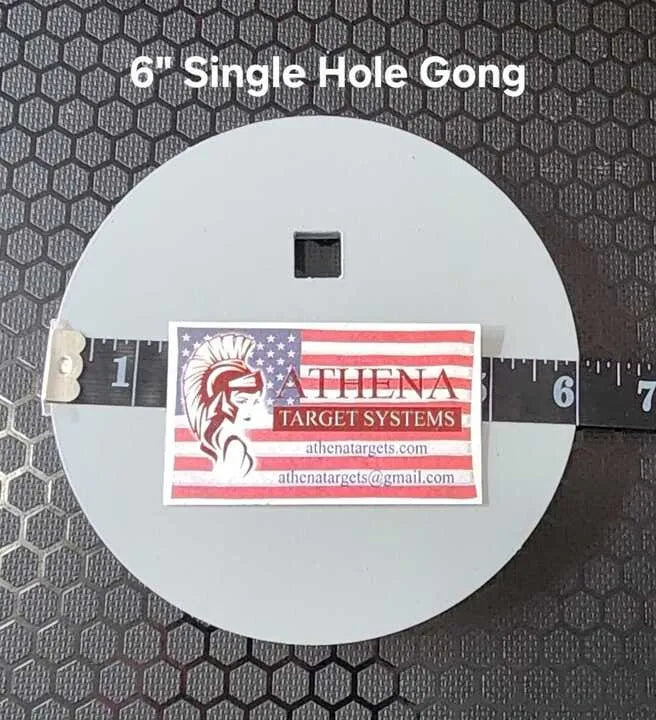 6" Single Hole Gong