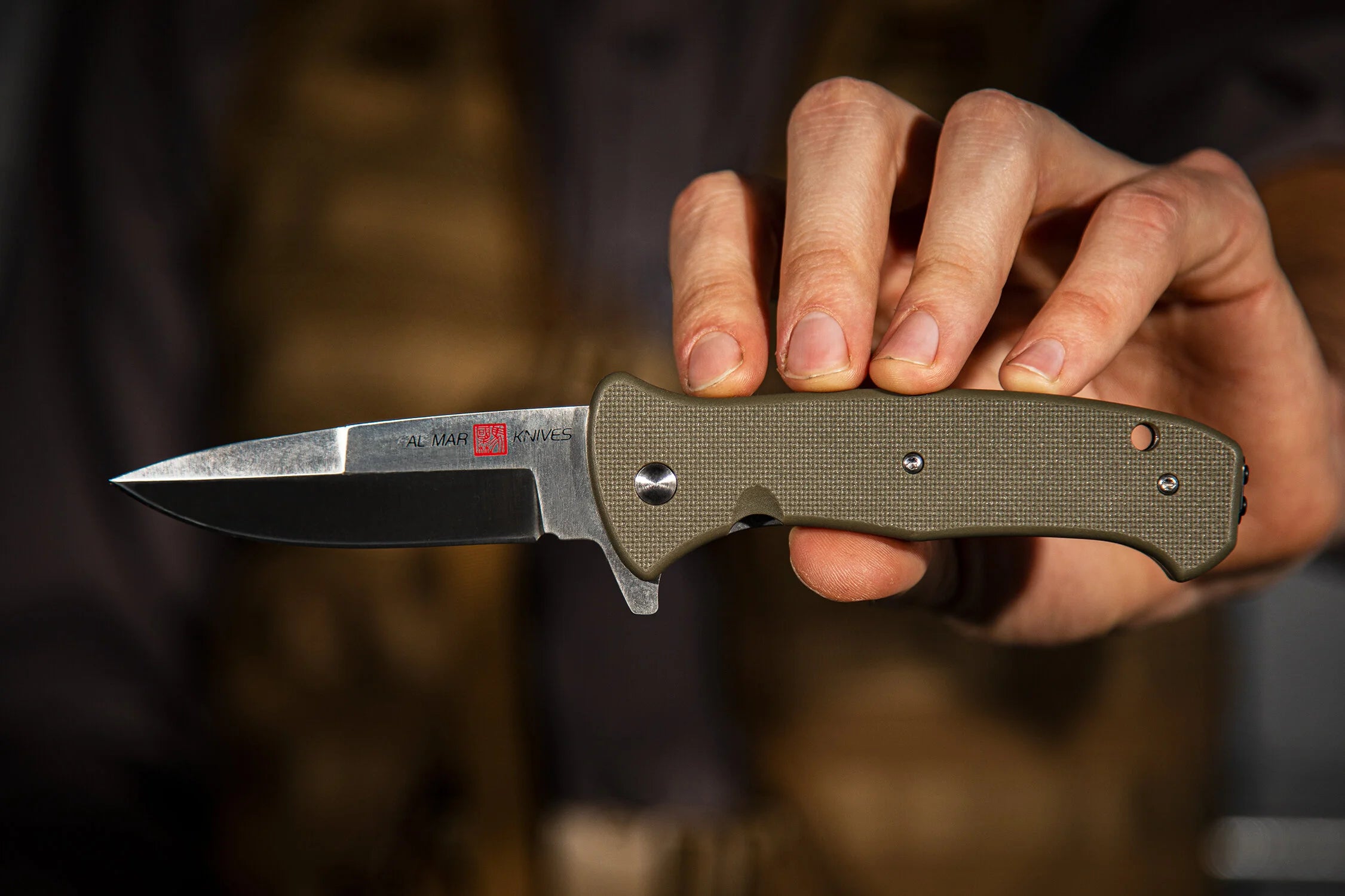 Almar 3.6" SERE® 2020 OD Green Knife