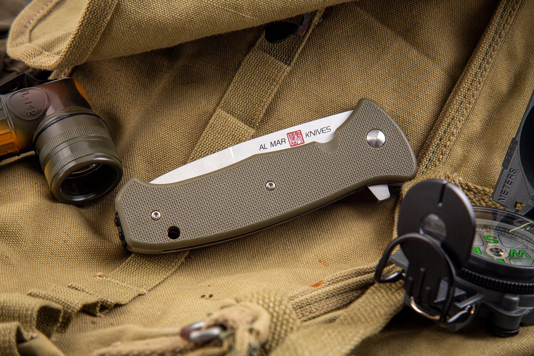 Almar 3.6" SERE® 2020 OD Green Knife